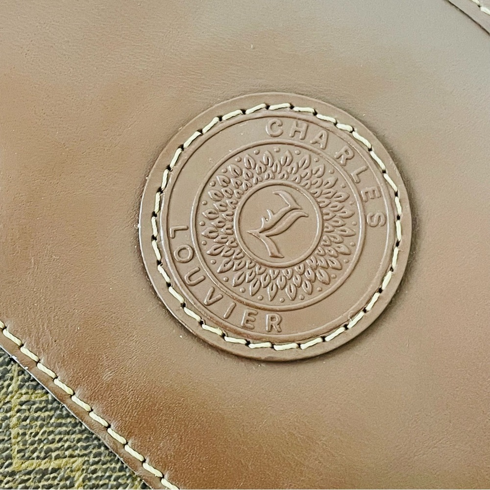 Vintage Charles Louvier Round Logo Bag - Picture 6 of 7